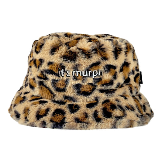 It's Murph Cheetah Furry Reversible Bucket Hat